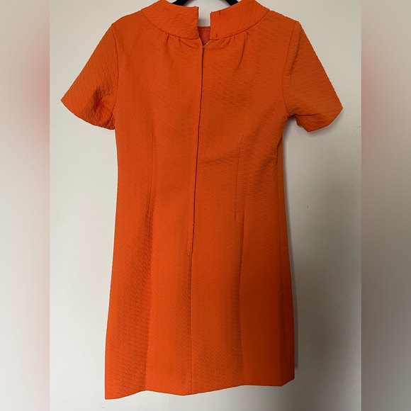 Vintage orange dress - Picture 2 of 14